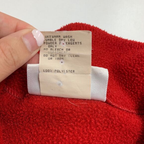 Vintage Obermeyer Sweatshirt Womens S Small Ruby Fleece Stand Collar Polartec - Picture 11 of 14
